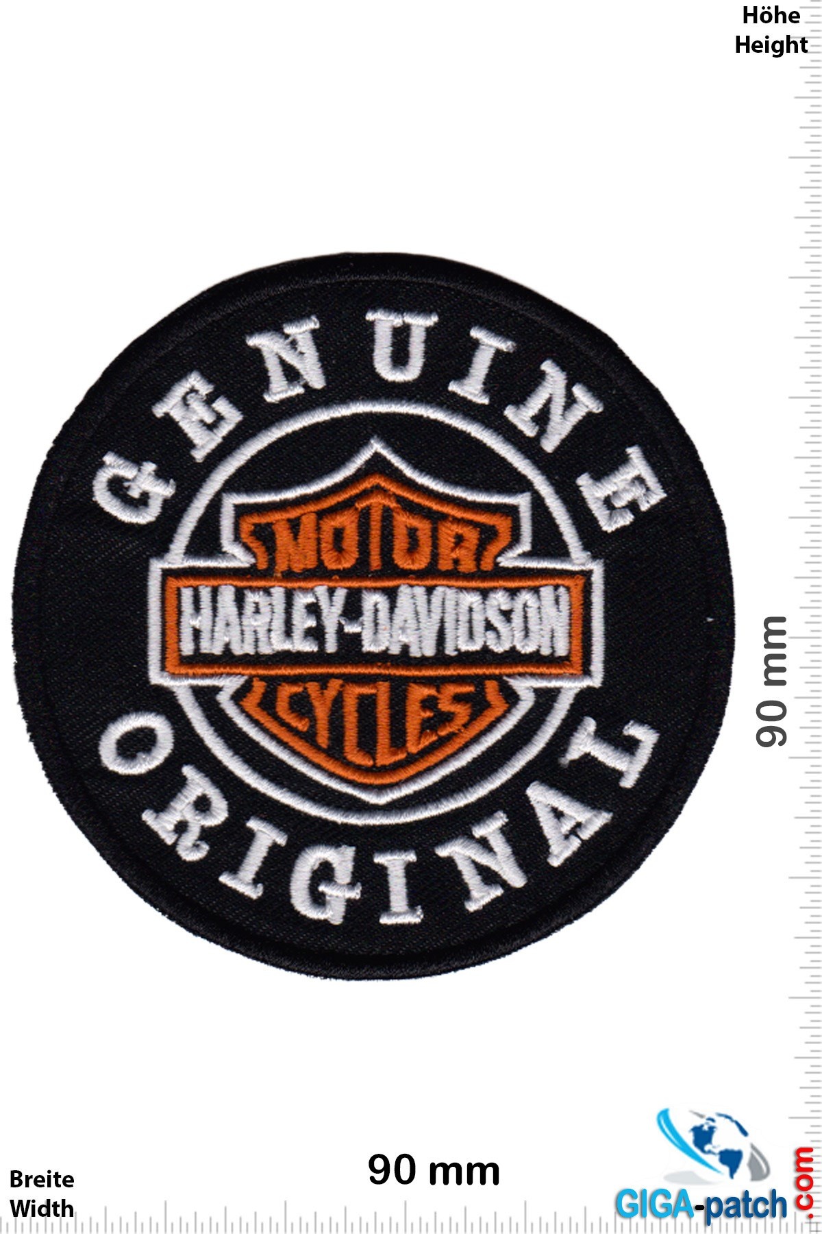 Harley Davidson -Patch - Iron On - Patch Keychains Stickers - giga